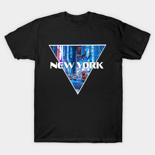 simple newyork timesquare roadtrip T-Shirt by grafitytees